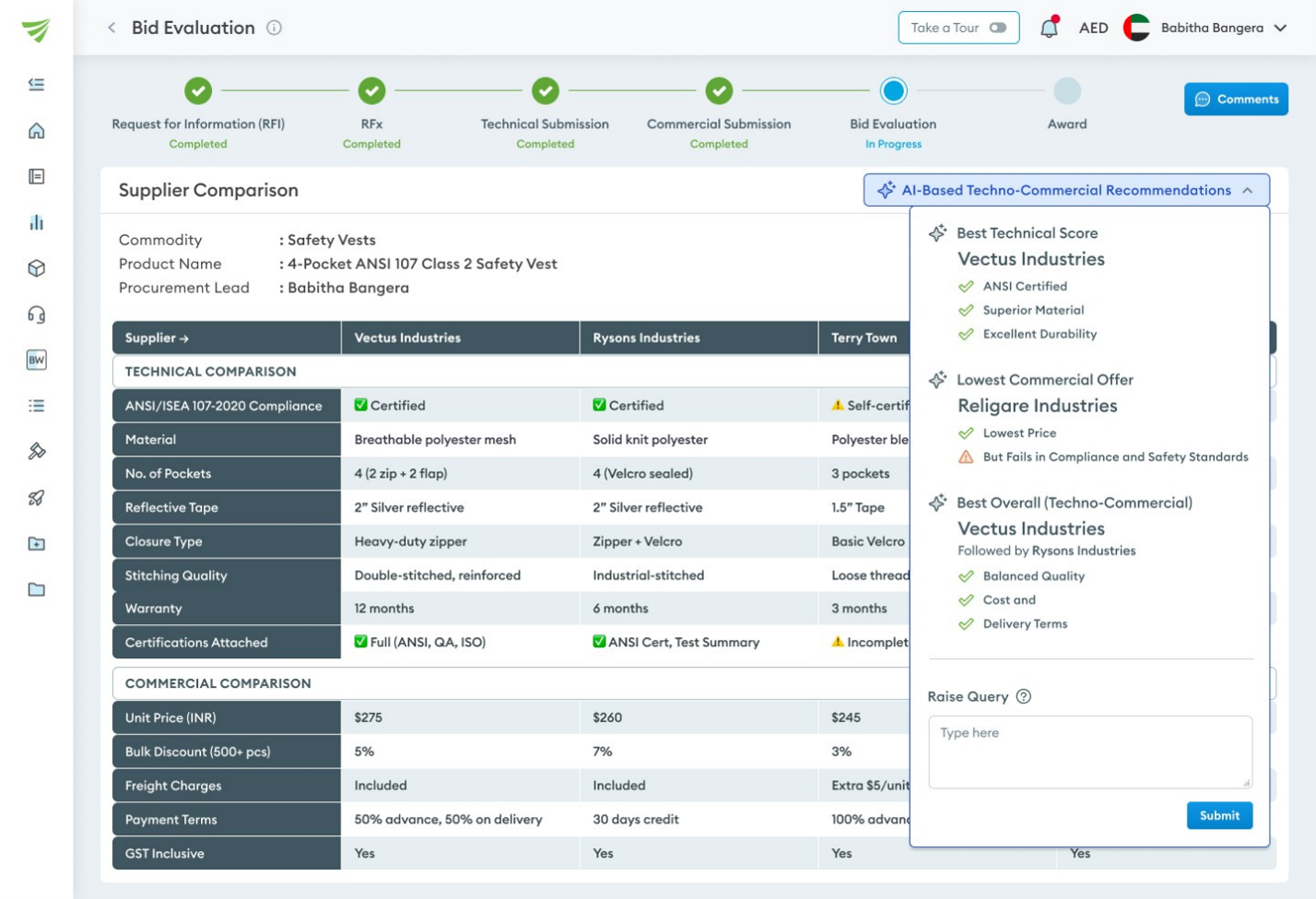 AI-Powered eTendering: How enterprises are replacing excel with strategic sourcing 1 17 1