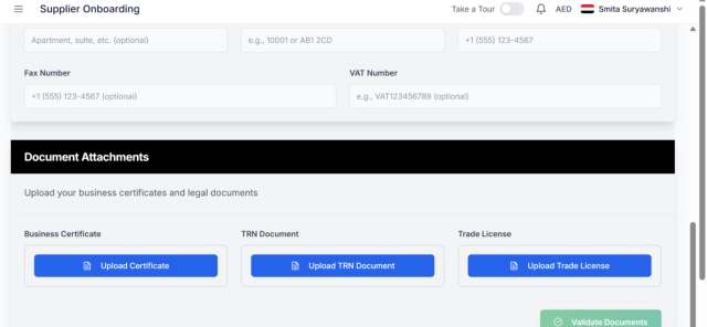 AI supplier management: De-risk onboarding, compliance, and contracts in one connected flow 1 AI Document Validation in Supplier Management by ewiz procure